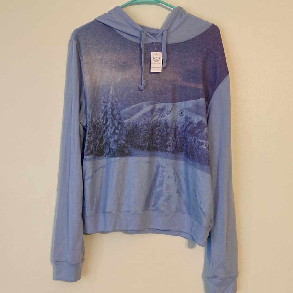 Aeropostale Winter Cropped Pullover Hood